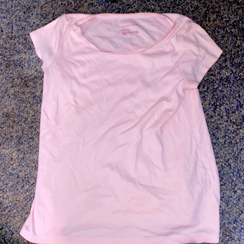 Nordstrom baby pink T-shirt size small :)